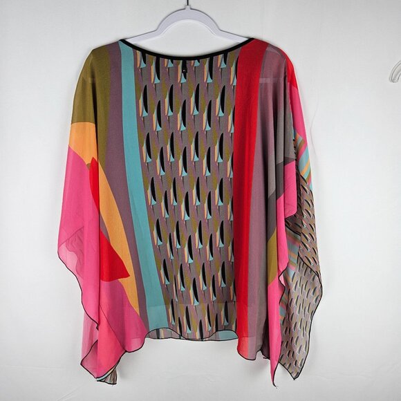 Volt Design Tunic Top Size Large Art To Wear, Dopamine Maximalism Artsy Colorful - Picture 4 of 12